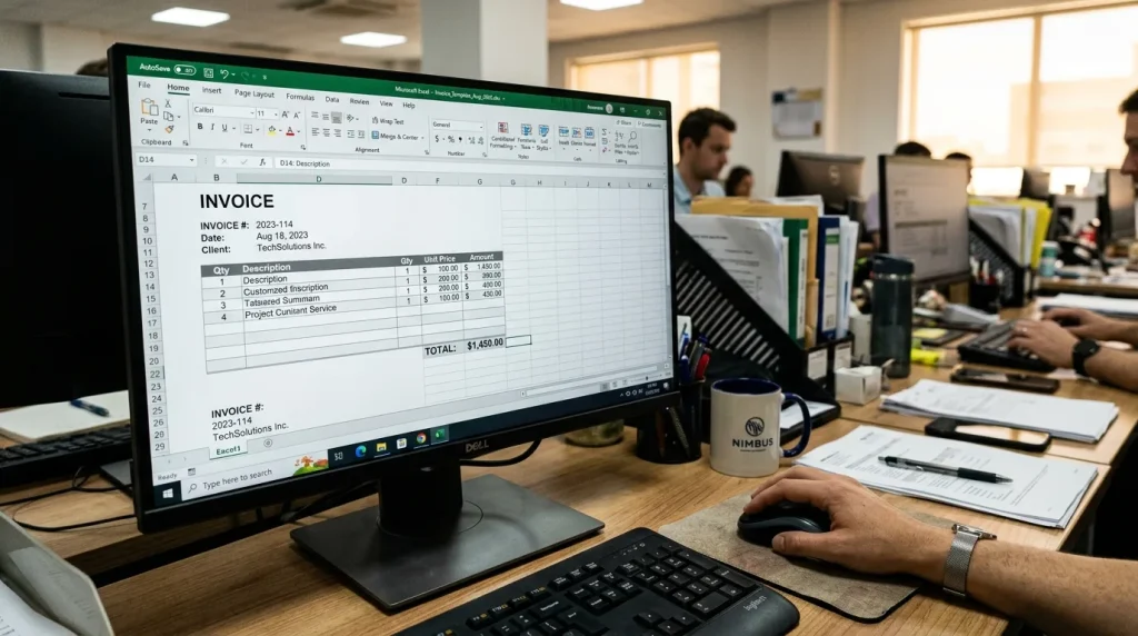 Faktura Excel vzor: Interaktivní šablona, která vás ochrání před chybami (2026) 4 Ukázka moderního vzoru faktury v Excelu pro rok 2026