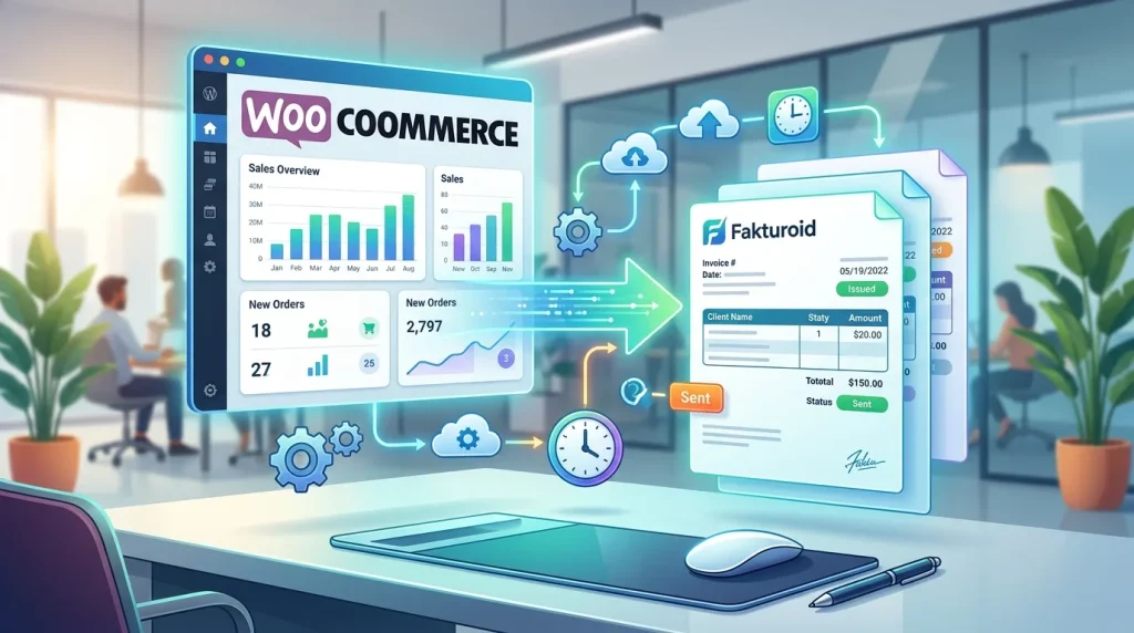 Propojení e-shopu WooCommerce a účetního systému Fakturoid pro automatické vystavování faktur