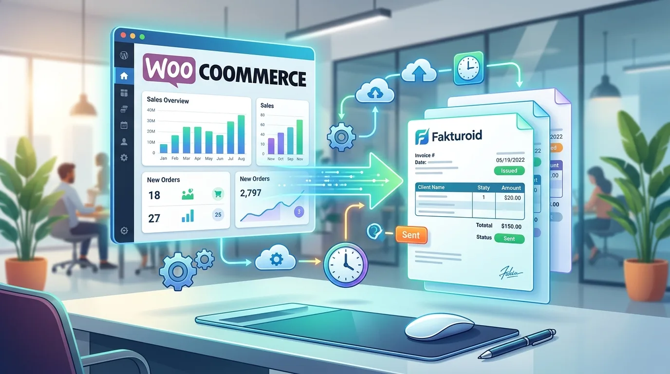 Propojení e-shopu WooCommerce a účetního systému Fakturoid pro automatické vystavování faktur